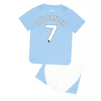 Dres Manchester City Joao Cancelo #7 Domaci za djecu 2023-24 Kratak Rukav (+ kratke hlače)
